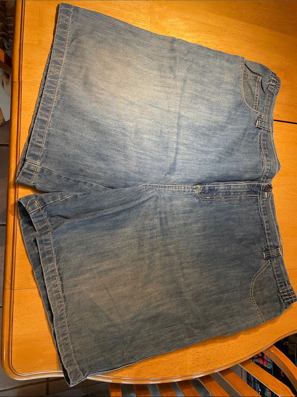 Men's Light Blue Denim Jean Shorts